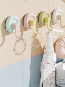 Süßigkeiten-farbene Saugnapf-Wandhaken, Badezimmer Küche Wandhaken, spurlose Vakuum-Saughaken, Babyzimmer, modern minimalistisch, nordischer Stil, Luxus, Ins-Stil, geeignet für Frühling, Sommer, Herbst, Winter, Eltern, junge Familien, Mieter, Büromitarbeiter, Valentinstag, Muttertag, Weihnachten, Einweihungsgeschenke, Babyzimmer, Badezimmer, Küche, Eingangsbereich, in der Nähe des Kleiderschranks, Büro, hinter der Tür, Keramikfliesen-Wand, Glasoberfläche, praktisches Geschenk