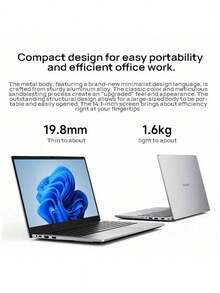 Lenovo 14-Inch Laptop With 4400mAh Large Battery, 13th Gen Intel Core I5 CPU, 16GB DDR4 RAM, 512GB/1TB SSD, WiFi 5, USB 3.0, Type-C, HDMI, 3.5mm Audio Jack, Slim 19.8mm Chassis, Suitable For Business And Home Use, Gray - Grey - View 3