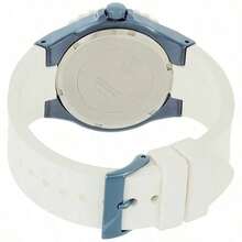 Guess Reloj de cuarzo para mujer, movimiento de cuarzo, caja de acero inoxidable, correa de silicona, reloj de manecillas, adecuado para uso diario, deportes y otras ocasiones W0149L6