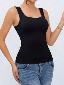 Women's Seamless Slim-Fit Shaping Camisole, Tight-Fitting Waist-Cinching Sleeveless Top