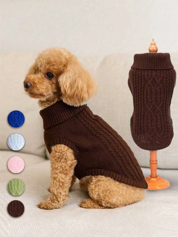 PETSIN 1 Pezzo, Autunno E Inverno, Nuovo Stile, Abbigliamento Per Animali Domestici, Cane, Serie Di Ciambelle Fritte, Teddy, Maglione, Tipo Cucciolo, Caldo, Maglione Carino, Moda, Autunno E Inverno, Abbigliamento Per Animali Domestici, Tinta Unita, Ciambelle Fritte, Maglia, Comodo