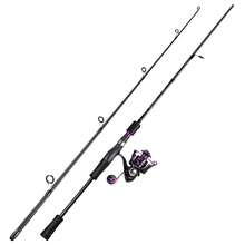 Finishing Gear Set, Consisting Of A 1.8M Spinning Carbon Fiber Rod Paired With A 2000-4000 Spinning Reel,Left-Hand/Right-Hand , Max Drag 5-10LB, Aluminum Spool, 12+1 Bearings, And A 5.0:1 Gear Ratio. For Saltwater And FreshWater - Purple - View 14