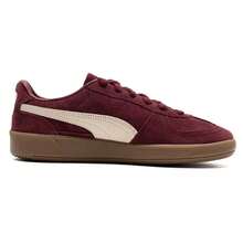 Puma Palermo 男鞋女鞋板鞋輕盈透氣舒適緩震耐磨運動鞋日常出行旅行休閒鞋 396463-65 - 酒紅色-雪白色 - 查看 2
