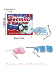 Tabletas de limpieza potentes para lavadora - Limpieza profunda del tambor interior y la tina de lavado, compatibles con lavadoras de carga frontal, superior y de alta eficiencia. Elimina los residuos que causan olores, el pelo de mascotas y la acumulación de agua dura. Apto para sistemas sépticos.