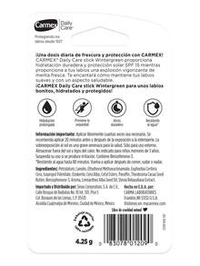 álsamo Labial Natural de 4. 25 gr - Hidrata y Alivia Labios Secos, Sabor WinterGreen, Resistente al Agua y con Protecció Solar FPS 15 - Amarillo - Ver 4