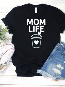 Mom  Coffee T-Shirt For Mother's Day, Mom Gift For Birthday, Mom Shirt For Mother's Day Gift - Style 6 - View 1