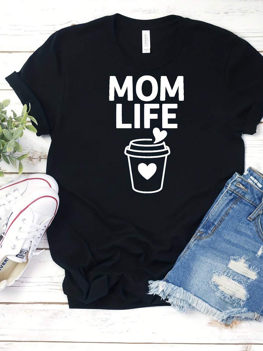 Mom Coffee T-Shirt For Mother's Day, Mom Gift For Birthday, Mom Shirt For Mother's Day Gift - Style 6 - View 1