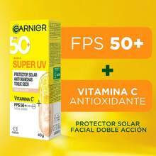 Gel Crema Hidratante Facial con Vitamina - Protector Solar UV SPF 50+ de 40ml, Efecto Mate, para Todas las Pieles, Uso Diario - Multicolor - Ver 7