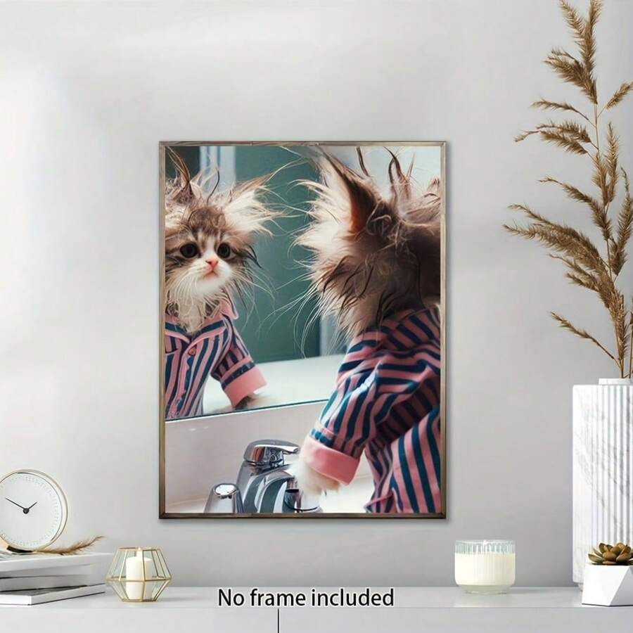 1 pieza, Pintura de lienzo, Pintura al óleo, Póster, Decoración de pared, Decoración de pared, Sala de estar, Dormitorio, Comedor, Garaje, Oficina, Cafetería, Bar, Patio, Pintura decorativa, Sin marco, 30 X 40 cm - Multicolor - Ver 1