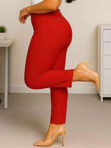 Women Pants - Red - View 3