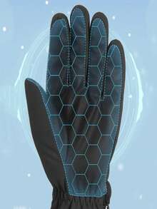 1双男式冬季滑雪和骑行触屏运动手套 - 彩色 - 查看 11