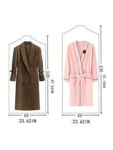 Clothing Dust Covers, Plastic Transparent Protective Bags, Transparent Clothing Dust Bags, Hanging Clothing Bags, Suitable For Shirts, Dresses And Jackets - Multicolor - View 6