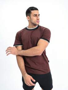 Men T-Shirts - Rust Brown - View 6