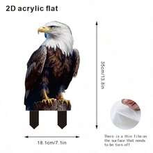 تمثال عقاب شرس للحديقة أو الفناء الخارجي، ديكور للحديقة أو الصالة الخارجية