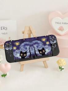 1 buah Casing Pelindung Switch Bertema Kartun Bunga Sakura dan Langit Berbintang, Kompatibel dengan Switch OLED / Switch / Switch2, Bahan TPU Lembut, Tidak Perlu Dibongkar, Anti Jatuh dan Anti Debu, Tersedia Berbagai Warna, Hadiah Ideal untuk Pemain Switch, Casing Pelindung Switch Gaya Kartun - MultiWarna - View 7