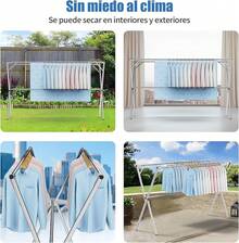 Telescopic Clothes Drying Racks - 2.4M/94.5'' - View 8