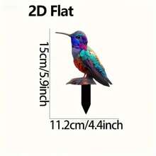 قطعة واحدة لوح ديكوري من الروبن مسطح 2D، للاستخدام الخارجي، مناسب لأواني الزهور والحدائق و الساحات الخارجية، الأعياد، وتزيين حديقة المنزل، لافتة ديكورية خارجية متينة، وتكون مسطحة على الأرض ، ملتقط شعار ضوء الشمس