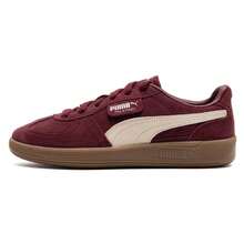 Puma Palermo 男鞋女鞋板鞋輕盈透氣舒適緩震耐磨運動鞋日常出行旅行休閒鞋 396463-65 - 酒紅色-雪白色 - 查看 1