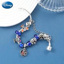 Disney 1件官方授权DIY史迪奇卡通手链，金属材质，防水，色彩鲜艳，新款时尚饰品，节日礼物，送给朋友的生日礼物 - 彩色 - 查看 10