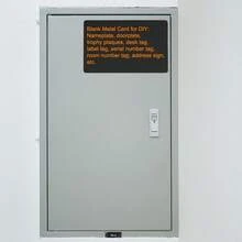 Blank Metal Card Anodized Aluminum Plate For DIY Laser Printing Engraving - Black 50 Pcs - View 4