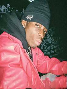 Synaworld品牌刺绣套头针织帽，流行街头嘻哈骷髅帽，复古针织帽冬季服装 - 彩色 - 查看 2