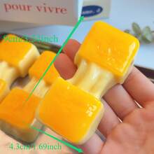 1pc TABA Cute Squeezee Toy, Sweet Dessert Design, Soft Jelly Cream Mochi Texture, Fun & Entertaining Gift, Suitable For Office, Stress Relief Toy, Perfect Decoration, Christmas Eve/Christmas Gift