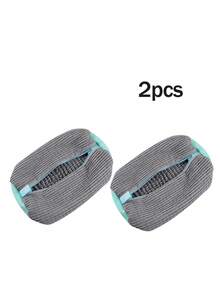 Washing Machine Shoe Laundry Bag, Suitable For All Types Of Shoes, Thickened Fleece Lining Protection Laundry Bag, Suitable For Sports Shoes And Casual Shoes, Travel Essential - Multicolor - View 20