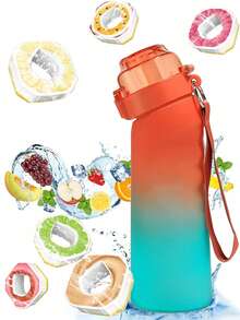 1 件 650 毫升空气瓶 Tritan 水瓶香味荚空气香味 0 糖水果味 Up Tritan 塑料水饮料瓶带香味喝更多水（一个水瓶配随机口味香味环） - 彩色 - 查看 13
