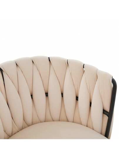 Fluwelen Seats Heavy Metal Frame, 180 Degree Swivel Function, Back, Zachte Luxurious Flexible Between Living Room, Budol Creative Workspace (Set Of 2) view 9