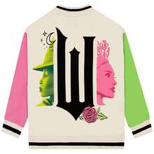 Wicked Girls Bomber Jacket,  And  Girls Jacket, Varsity Jacket Kids - White - View 8