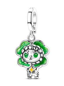 Cute Character Enamel Charm Set - Silver Plated DIY Jewelry Gifts