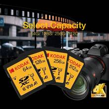 Kodak 柯达相机存储卡 SD 卡 32GB/64GB/128GB 高速 100MB/S SDXC 单反存储卡 Class10 4K 高清 V30 A1 - SD U3 - 查看 6