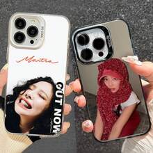 Funda de teléfono sexy Kpop BK J-j-Jennie compatible con  17 Air 16 15 14 13 12 11 Pro Max Plus, color a prueba de golpes, cubierta trasera plateada, compatible con funda de  17, funda de  17 Pro, funda de  17 Pro Max - z10 - Ver 5