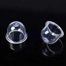 10pcs/Pack 22mm Fuel Pump Carburetor Diaphragm Cover Suitable For Chainsaws & Trimmers - Transparent - View 5