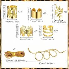 LaVenty Egyptian Costume Accessories Gold Hair Clips Egyptian Headpiece Costume Headwear