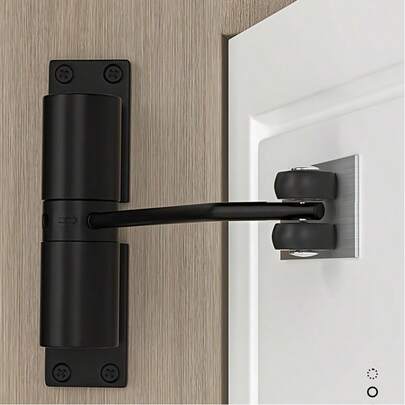 Fechador de porta automático para porta residencial, instalação simples, dispositivo de fechamento, amortecedor de recuperação de porta de madeira, fecho de porta