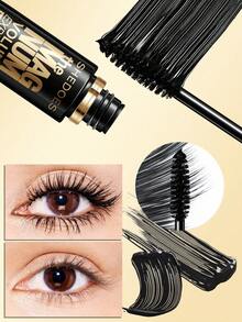 Máscara à prova d'água, resistente ao suor, de longa duração, à prova de borrões, volumizadora e de secagem rápida, em 4 cores, no estilo europeu e americano, para mulheres