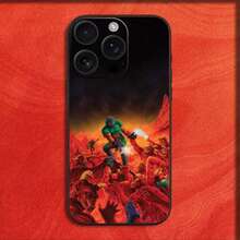 Custodia per telefono compatibile con modelli Game D-Doom Dark Ages, adatta per iPhone 16, 15, 14, 13, 12, 11, Pro, XS, Max, XR, Plus, E, Mini, in colore nero, antiurto. Custodia compatibile con modelli 17 Pro Max, 17 Pro, 17. - Z1 - Visualizzare 7