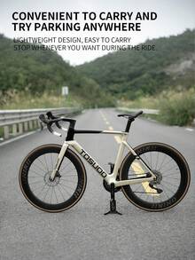 TOSUOD TOSUUD Portable Folding Bike Stand (1x) Heavy-Duty Adjustable Bike Kickstand With Stable Folding Parking Stand For Mountain/Road, Compatible With Bike Crank, One-Click Setup, Compatible With Bike Crank (No Tools/Equivalent) - Multicolor - View 4