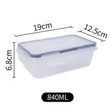 Multiple Sizes Available Per Piece. Food Storage Container, Meal Preparation, Airtight Lunch Box With Leak-Proof Locking Lid. Suitable For Microwave, Lunchbox, And Freezer. - Multicolor - View 9