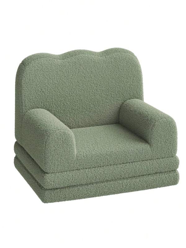 Techigher 2 in 1 Schlafsofa, Kleinkind-Couch, Kindersofa Aufklappen, Sherpa Kinder Couch, Ausklappbar Kinder Sofa, Kinder-Sofabett für Jungen und Mädchen