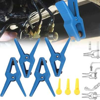 Verschluss Set Bremsleitung Zange Leitungsverschluss Stopfen BGS Rohrverschluss