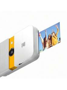 Kodak Smile Polaroid Camera, Instant Capture, 10-Megapixel, Ink-Free Printing, Slide-Out Design, LCD Viewfinder, Save And Print Functionality. Available In White.
