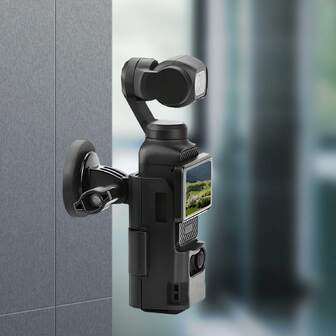 Magnetiskt monteringsfäste för DJ Pocket 3, skyddande kamerafodral i PC-material, fast basfäste för bakre klämma