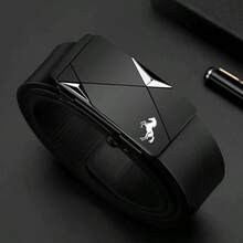 1pc Horse Pattern Men's Ratchet Belt, Luxury Brand Suit Belt, Ideal Gift Choice Old Money Vintage Autumn/Fall Urban Outfit Classic Christmas Winter Fashion Daily Men Boyfriend Gift - A - View 16