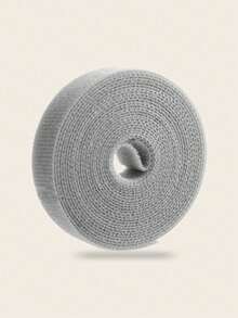 3m/5m/10m Cable Organizer Hook-And-Loop Wire Tie With Buckle For Fixing Computer Cords And Wires On Desktop - Light Grey - View 8