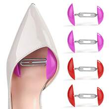 2pcs Adjustable Mini Shoe Stretcher, Suitable For High Heels, Sneakers And Imitation Shoes - Anti-Wrinkle Shaping Tool, Easy To Use Expander, Adjustable Shoe Tree, Plastic Shoe Stretcher, Men's Leather Shoes And Women's High Heels Shoe Expander - Multicolor - View 6