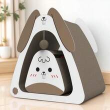 لوح خدش القطط من الورق المموج بشكل كاكتوس، متين، قابل للتسلق، وسادة خدش لعبة، محطة نشاط للحيوانات الأليفة، هدية للراحة واللعب، إكسسوار ديكوري للحيوانات الأليفة