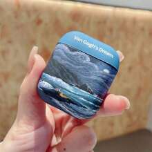 Watercolor Painting Style Matte Pro 3 Case, Protective Cover For Apple Pro 2/ 4/ 3/ Pro - Blue - View 7