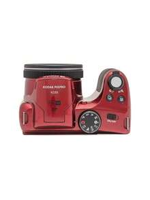 Kodak AZ255 Reisefotografiekamera, 25-facher optischer Zoom, optische Bildstabilisierung, 16,35 MP, 24 mm Weitwinkel, HD-Video, 3-Zoll-Bildschirm, CMOS-Sensor, rote Verpackung